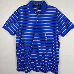 Polo Ralph Lauren Shirt Blue Striped XL NWT